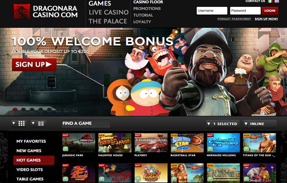 Dragonara casino homepage cashback