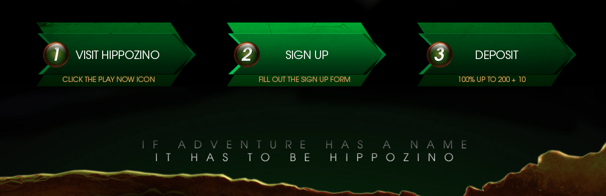 hippozino sign up steps cashback