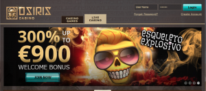 osiris casino homepage 